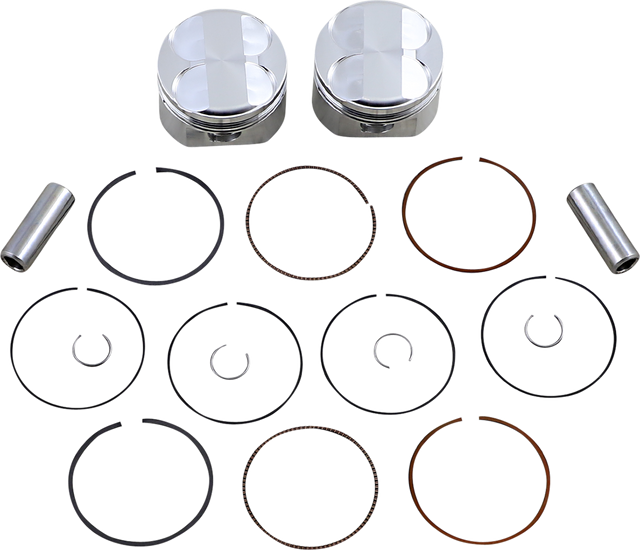 JE PISTONS Piston Kit - 62.00 mm - 12.5:1 CR - Kawasaki 374023