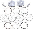 JE PISTONS Piston Kit - 67.00 mm - 12.0:1 CR - Honda 371971