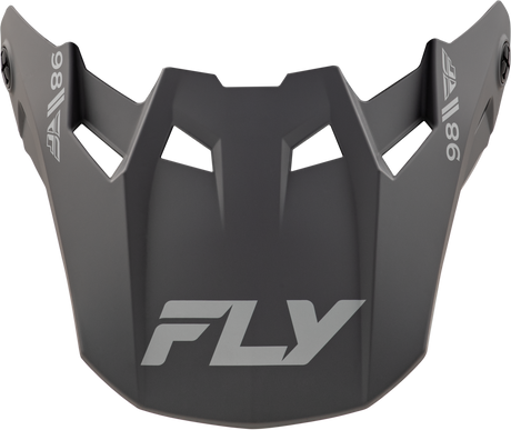 Fly Racing Formula CC Objective Visor Matte Black/Grey Yellow for Motorcycle Helmets