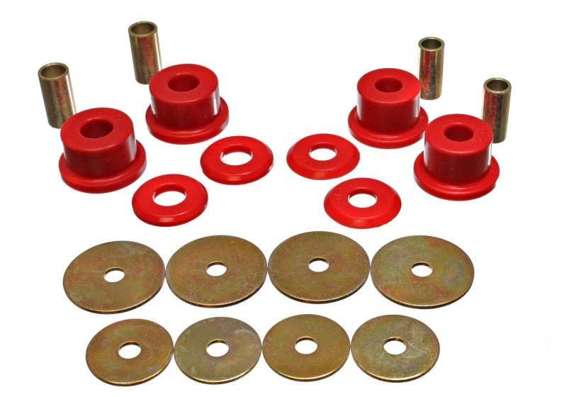 Energy Suspension 5.4105R Red Sub-Frame Bushing Set for Mitsubishi Eclipse & Eagle Talon (1990-1994) Front Performance Polyurethane