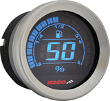 KOSO Digital Gauge Cluster with Silver Bezel for Harley-Davidson FLHTC and FLHTCU Models (2004-2013)