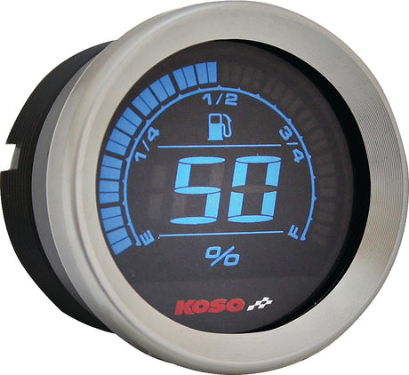 KOSO Digital Gauge Cluster with Silver Bezel for Harley-Davidson FLHTC and FLHTCU Models (2004-2013)