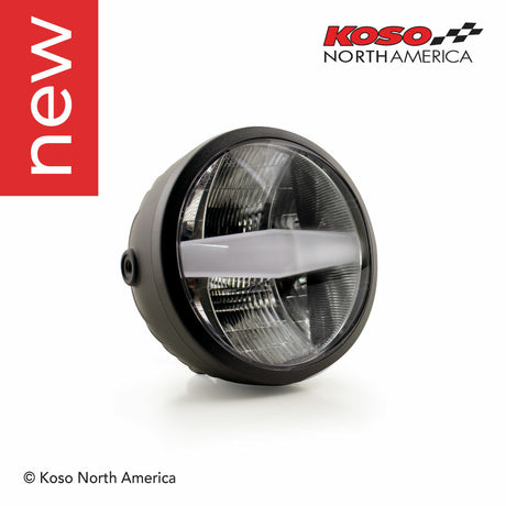 KOSO GH-01 LED Headlight 5.75 Inch for Motorcycle - DOT Certified