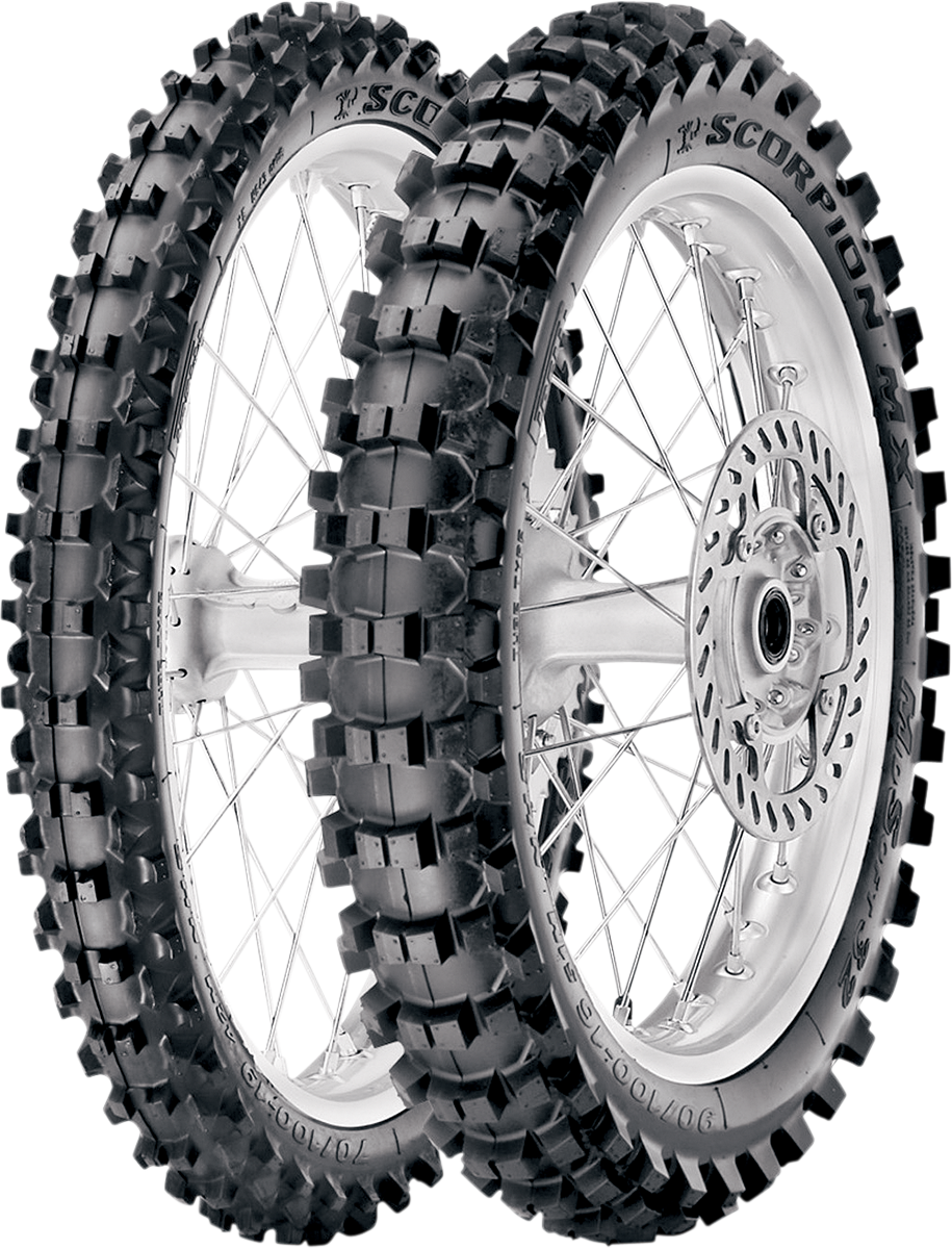 PIRELLI Tire - Scorpion™ MX32 Mid Soft - Front - 70/100-19 - 42M 3252600