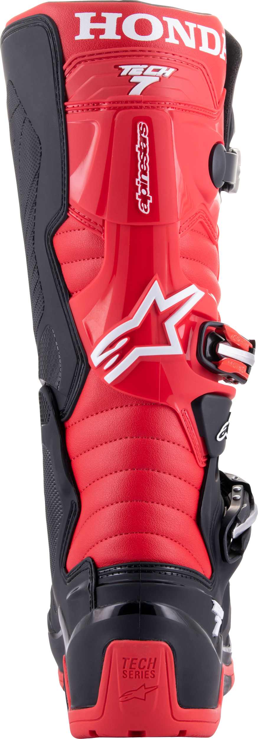 Alpinestars Honda Tech 7 Enduro Drystar Boots for Offroad Vehicles - US Size 7, Black and Bright Red