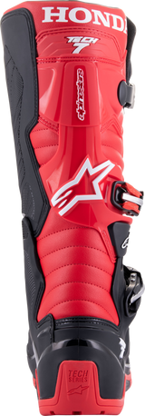 Alpinestars Honda Tech 7 Enduro Drystar Boots for Offroad Vehicles - US Size 7, Black and Bright Red