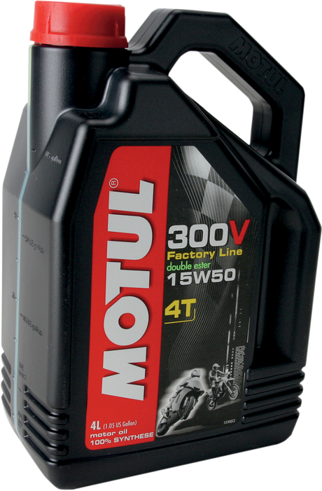 MOTUL 300V Synthetic Ester Oil - 15W-50 - 4L 104129