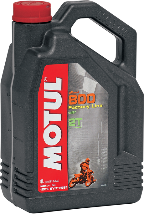 MOTUL 800 2T Off-Road Synthetic Oil - 4L 104039
