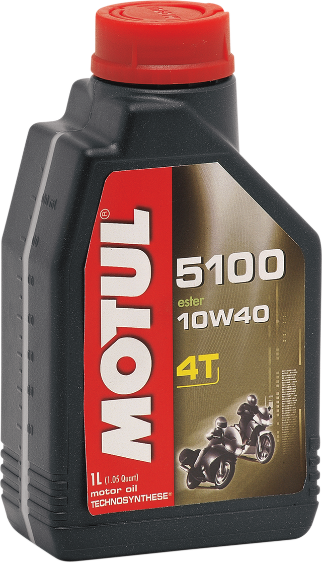 MOTUL 5100 4T Synthetic Blend Oil - 10W-40 - 1L 104066