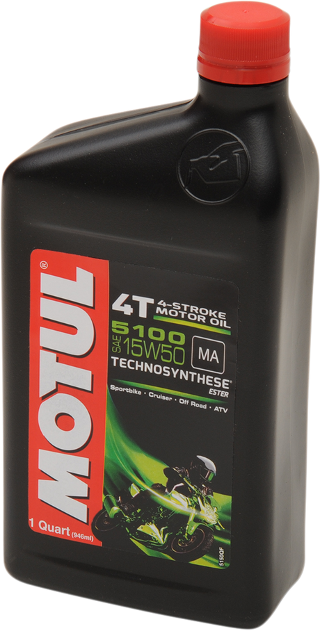 MOTUL 5100 4T Synthetic Blend Oil - 15W-50 - 1L 104080