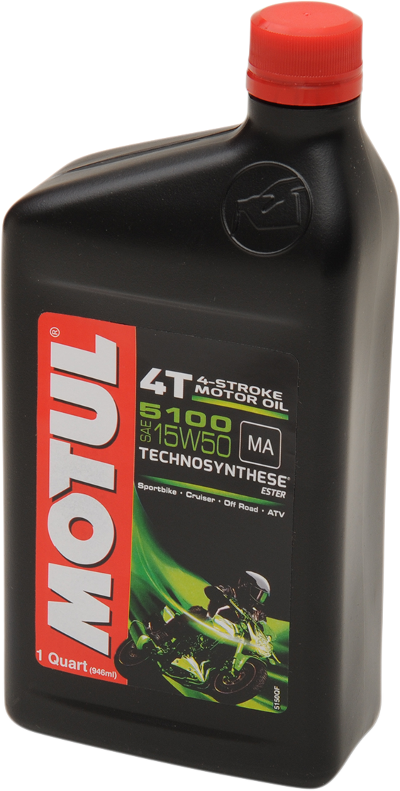 MOTUL 5100 4T Synthetic Blend Oil - 15W-50 - 1L 104080