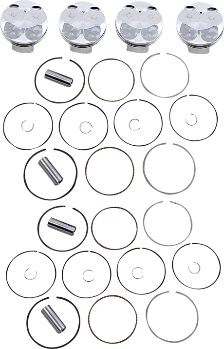 JE PISTONS Piston Kit - 80.00 mm - 13.5:1 CR - BMW 371970