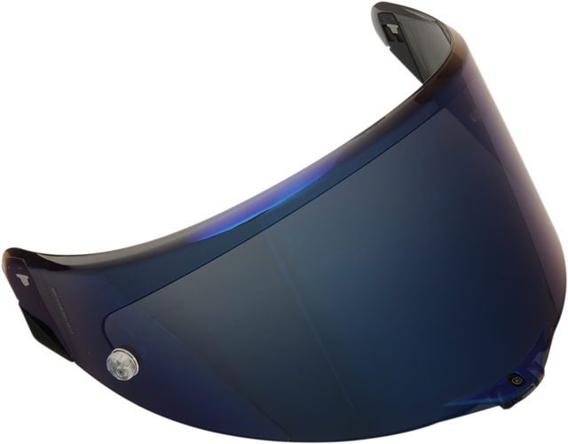 AGV Race 3 Shield for Pista GP R, Pista GP RR, and Corsa R Helmets - Pinlock® 120 MaxVision™ Prepared - Iridium Blue (Part #20KV0B9N1002)
