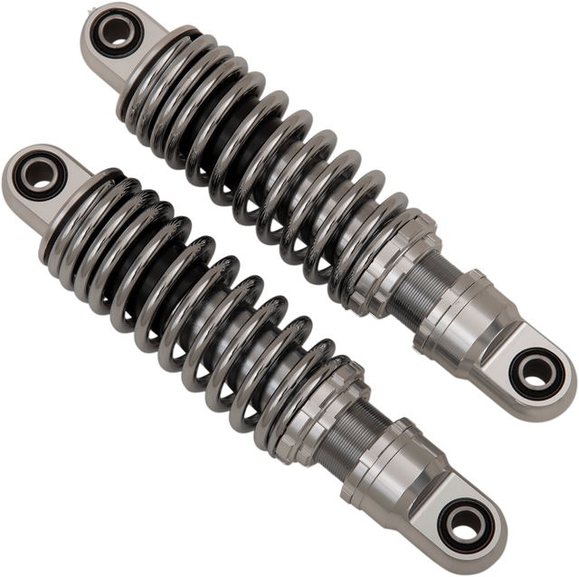 Drag Specialties Shocks Premium Shock - 10.5 inch Chrome C16-0149 for Harley-Davidson and Touring Models