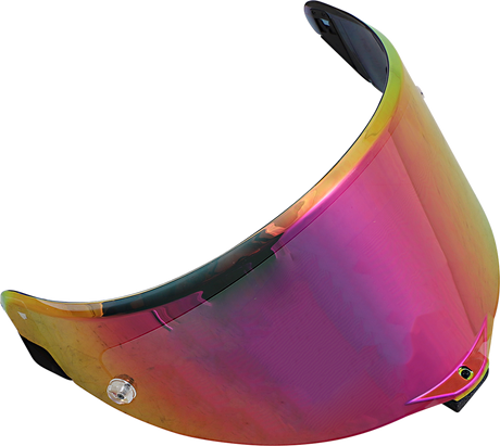 AGV Race 3 Shield for Pista GP R, Pista GP RR, and Corsa R Helmets - Iridium Red - Pinlock® 120 MaxVision™ Prepared - Part Number 20KV0B9N1005