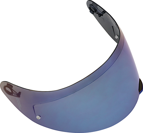 AGV K1 S/K3 SV/K5 S Helmet Replacement Shield - Iridium Blue, Pinlock® 70 MaxVision™ Prepared, UV Protective, Anti-Scratch Polycarbonate