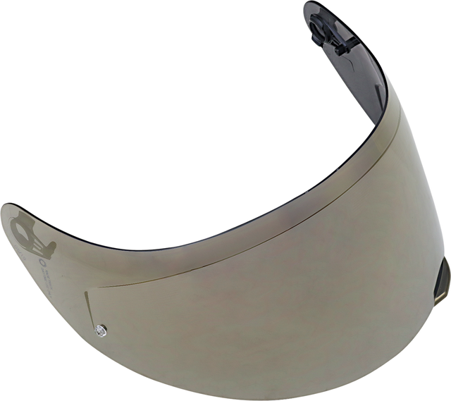 AGV K1 S, K3 SV, and K5 S Helmet Shield - Iridium Gold, Pinlock® 70 MaxVision™ Prepared - Part Number 20KV31B7N4002