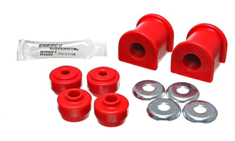 Energy Suspension 8.5136R Rear Sway Bar Bushing Kit for Toyota FJ Cruiser and 4Runner (2003-2009), 17mm Diameter