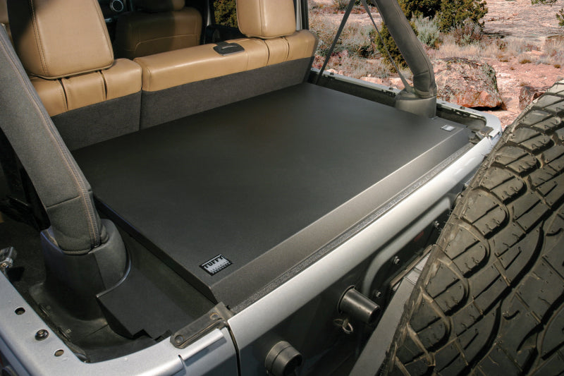 Tuffy Products Deluxe Security Deck Enclosure for 2011-2018 Jeep Wrangler JK - Black