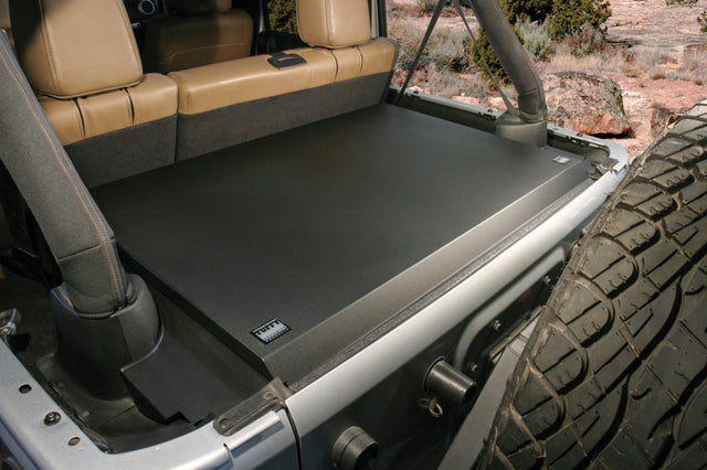 Tuffy Products Deluxe Security Deck Enclosure for 2011-2018 Jeep Wrangler JK - Black