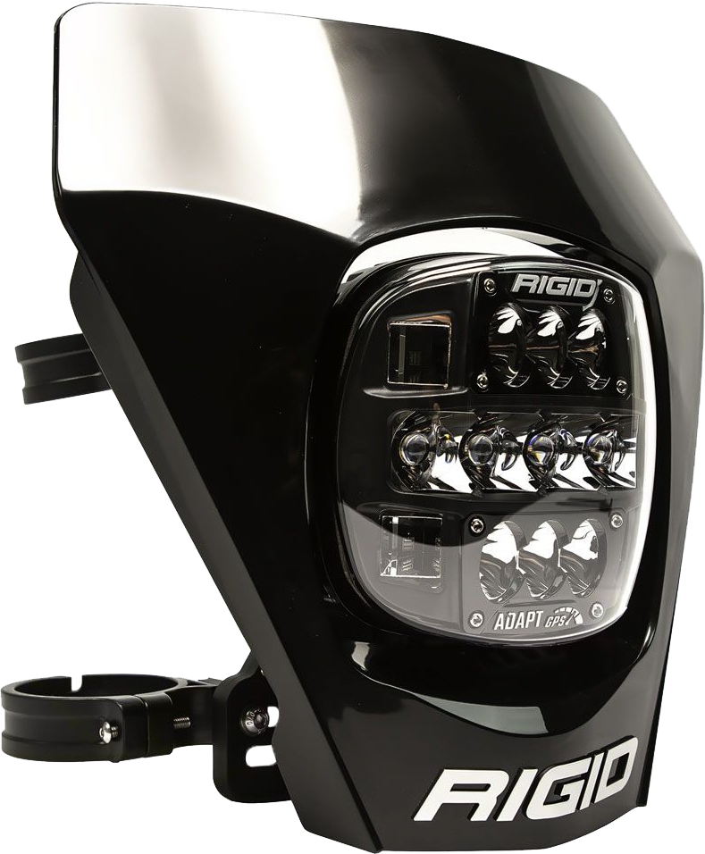 RIGID Adapt Xe Number Replacement Plate in Black for Select Vehicles