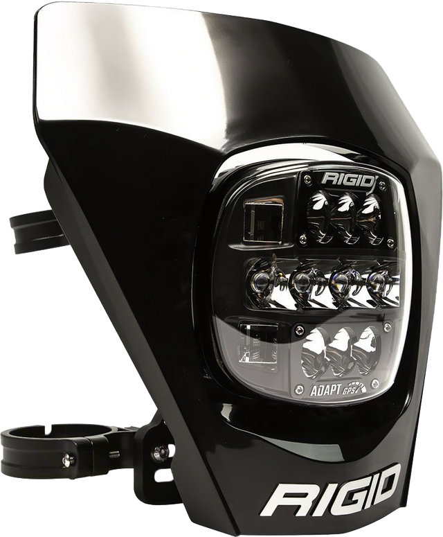 RIGID Adapt Xe Number Replacement Plate in Black for Select Vehicles