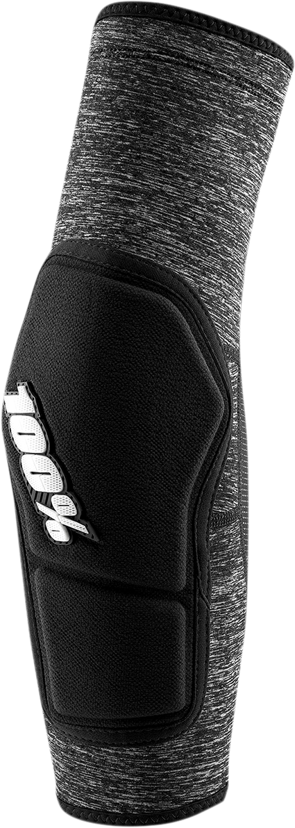 100% Ridecamp Elbow Guards - Heather Gray/Black, Medium - Lightweight Motorcycle Protective Gear for Off-Road and Adventure Vehicles