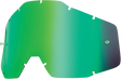 100% Accuri/Strata/Racecraft Green Mirror Lens - Part 51002-005-02 for Motorcycle Helmets