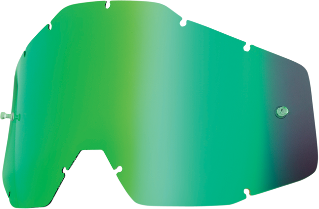 100% Accuri/Strata/Racecraft Green Mirror Lens - Part 51002-005-02 for Motorcycle Helmets