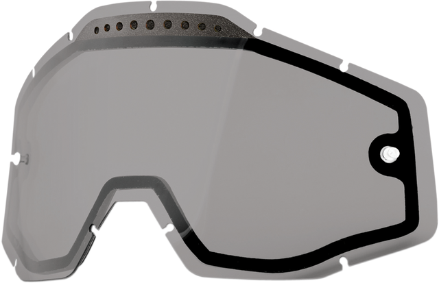 100% Accuri, Racecraft, and Strata Vented Dual Pane Smoke Lens - Part Number 59009-00002