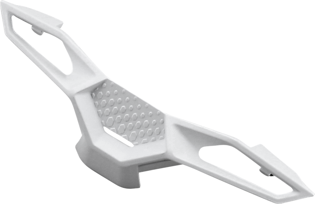 100% Racecraft 2 Nose Guard - White by 100% | Compatible with Racecraft 2 Goggles