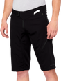 100% Airmatic Shorts - Black, US 30 – Trail-Ready Mountain Bike Apparel with Adjustable Fit and Secure Storage