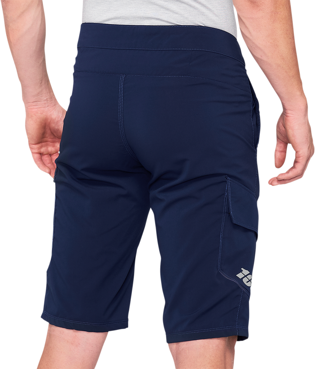 100% Ridecamp Shorts Navy US 38 with DWR Polyester Fabric and Adjustable Waist Closure