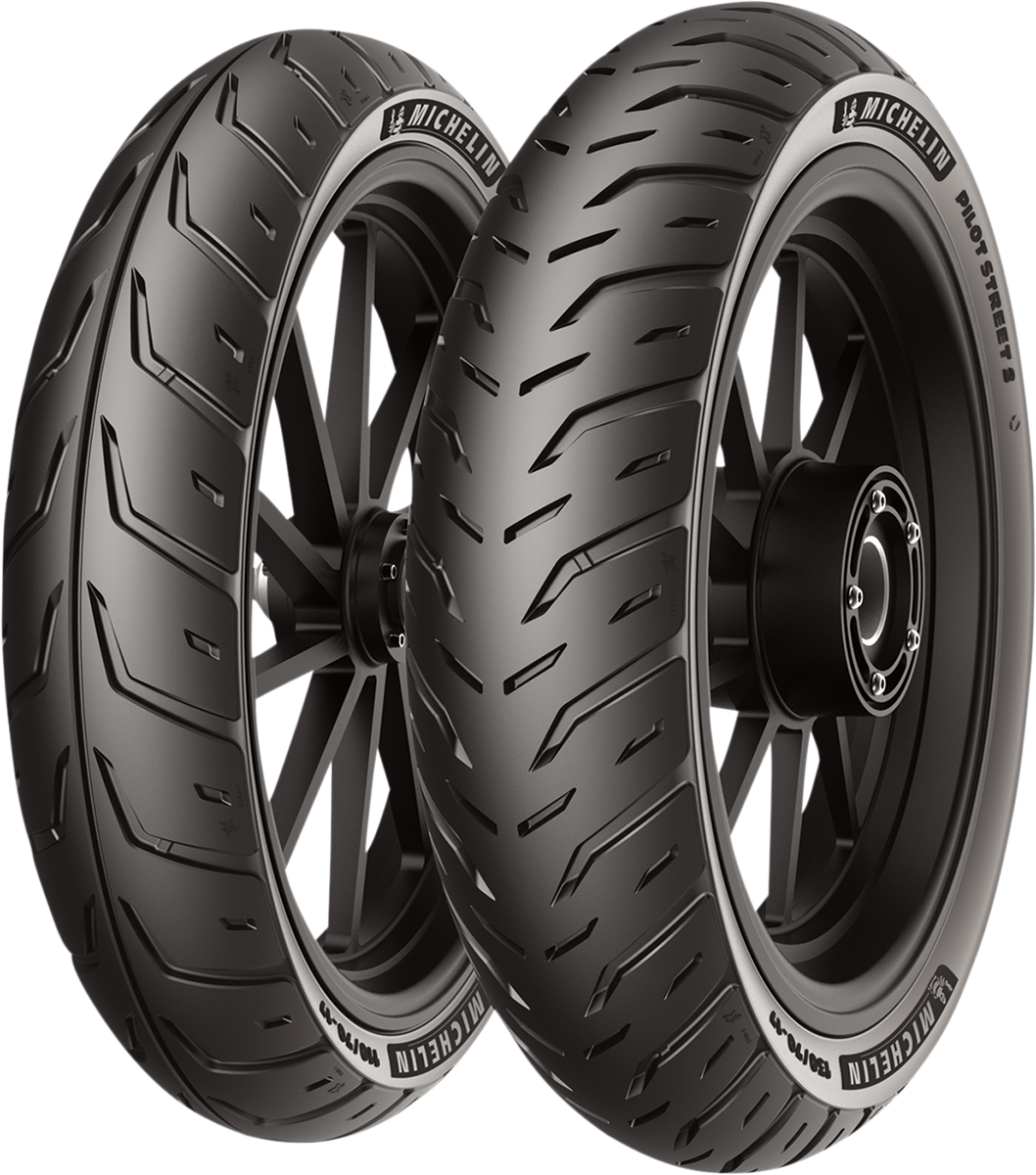 MICHELIN Tire - Pilot Street 2 - Front/Rear - 100/90-10 - 61P 18500