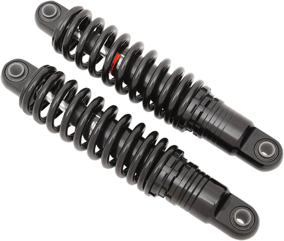 DRAG SPECIALTIES SHOCKS Premium Ride-Height Adjustable Shocks - 11 Inch - Black C16-0155AB for Harley Davidson Touring Models