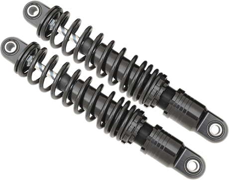 Drag Specialties C16-0160AB Premium Ride-Height Adjustable Motorcycle Shocks - 11 Inch Black for Harley-Davidson Touring Models