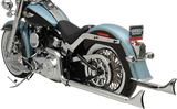 BASSANI XHAUST True Duals Exhaust System with Fishtail Mufflers - 36" - Softail 1S46E-36