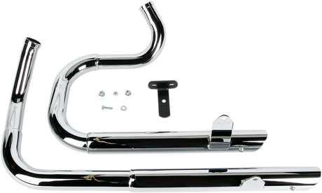 BASSANI XHAUST Pro Street Exhaust - Chrome - '86-'03 XL XL-325F