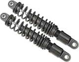 Drag Specialties C16-0162AB Premium Ride-Height Adjustable Shocks for Harley-Davidson Touring Models - 12 Inch Length - Black