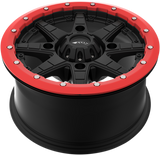 AMS Beadlock Ring Replacement for Roll'n 106 Wheels - 14 Inch - Red - Part #14B04