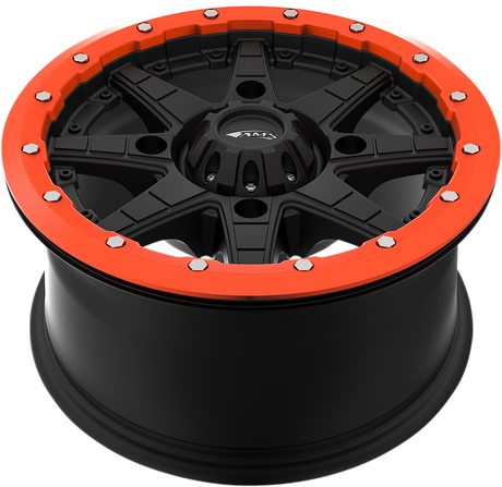 AMS Beadlock Ring Replacement for Roll'n 106 Wheels - 15 Inch, Orange (Part Number: 15B02)