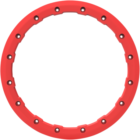 AMS Beadlock Ring Replacement for Roll'n 106 Wheels - 15 Inch, Red - Part Number 15B04