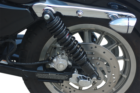 Drag Specialties C16-0154AB Premium Ride-Height Adjustable Shocks for Harley-Davidson Touring Models - 13 Inch - Black