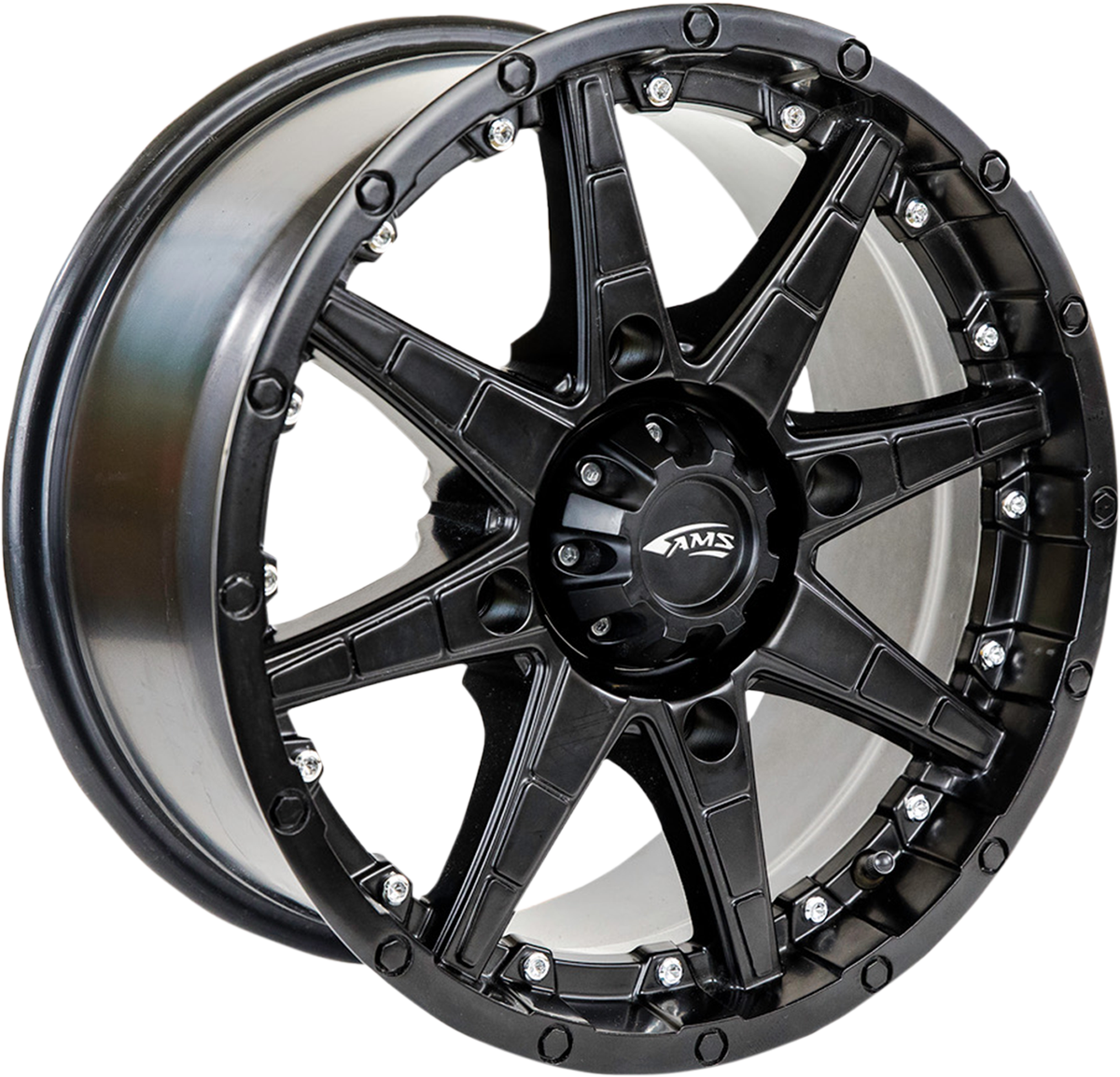 AMS Roll'n 105 Black 15x7 Wheel for 4x110 Vehicles - Part 5706-046AS