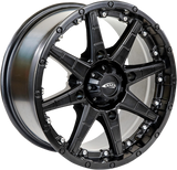 AMS Roll'n 105 15x7 Black Wheel with 5+2 Offset for Ford F-150, Dodge Ram, Chevy Silverado (Part #5707-046AS)