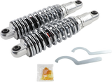 Drag Specialties Shock C16-0154H - Premium Ride-Height Adjustable 13 Inch Heavy Duty Shock for Harley-Davidson Touring Models