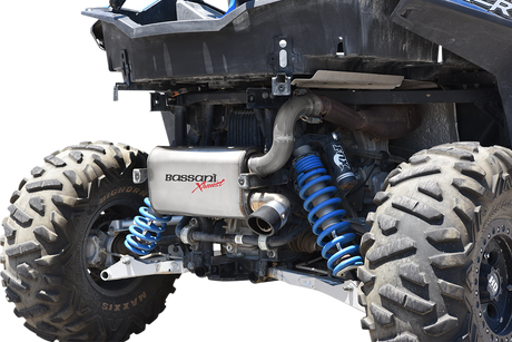 BASSANI XHAUST Muffler - Stainless Steel - RZR XP 900 6R9017