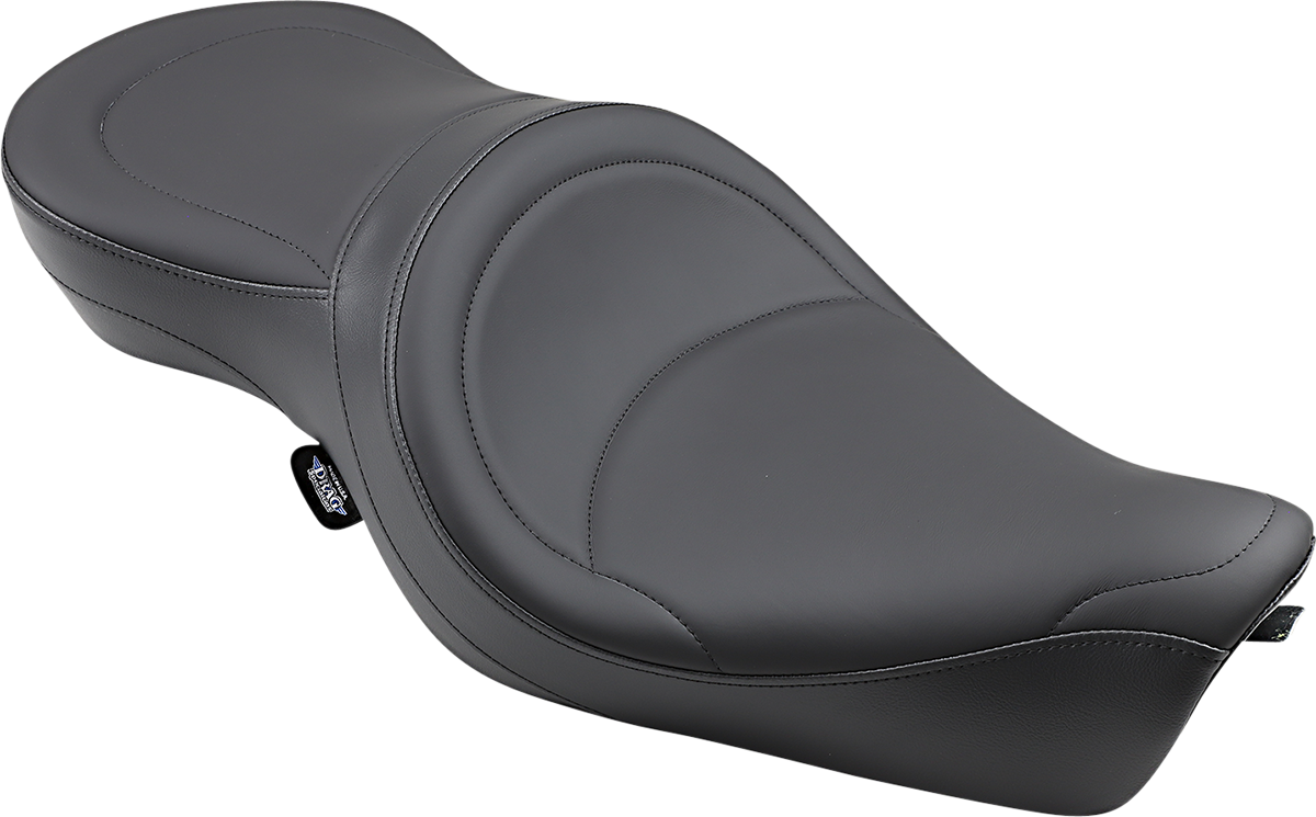 Drag Specialties Seats Low-Profile Touring Seat - Wide, Mild Stitched for Harley-Davidson XL '04-'22 with 3/16" ABS Thermoformed Base