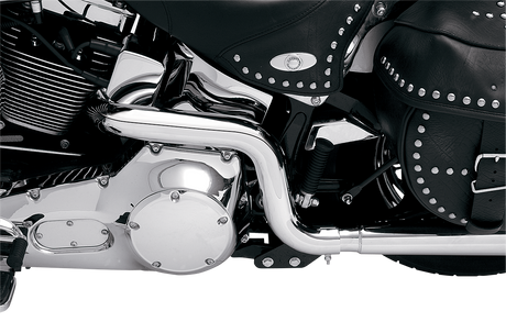 BASSANI XHAUST Power Curve True-Dual Crossover Header Pipes - '86-'06 Softail SFT-211