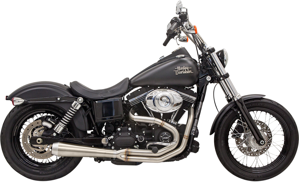BASSANI XHAUST Road Rage 3 Exhaust - Stainless - '91-'17 Dyna 1D1SS